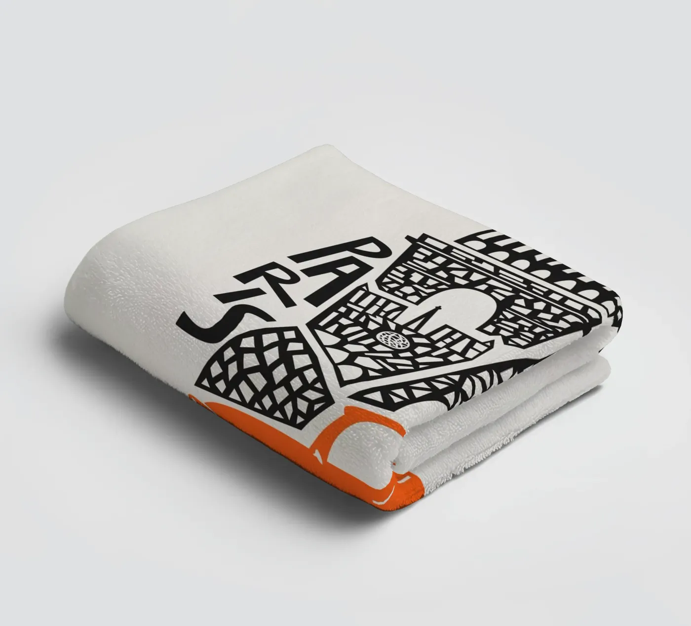Paris Cityscape towel by Fox & Velvet