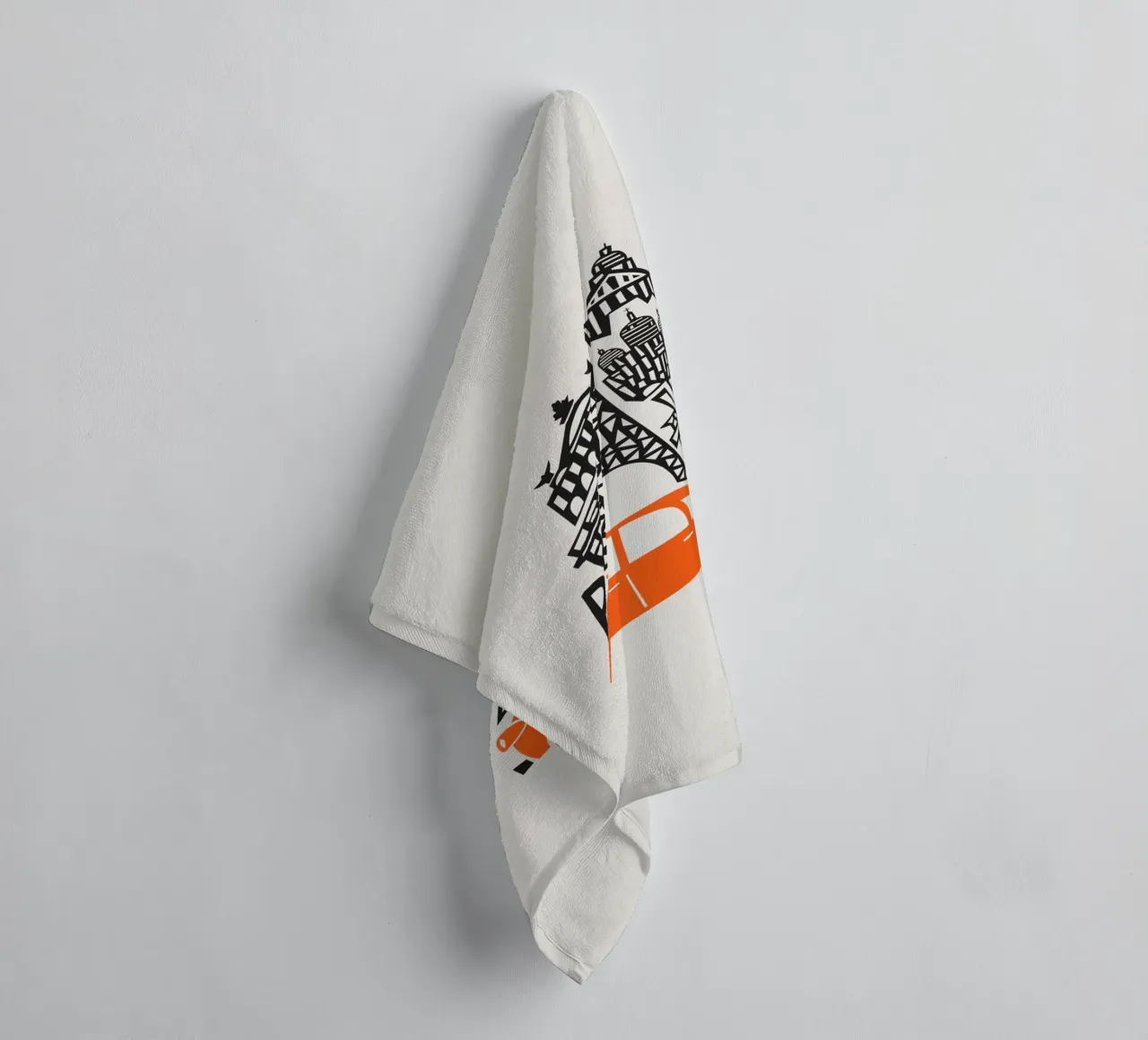 Paris Cityscape towel by Fox & Velvet