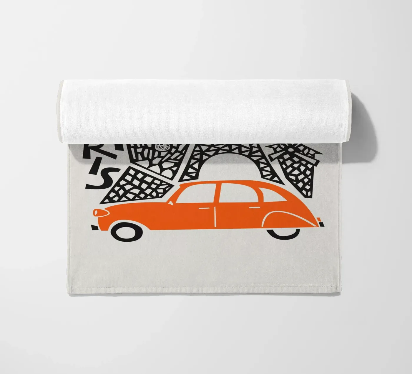 Paesaggio urbano di Parigi telo mare da Fox & Velvet