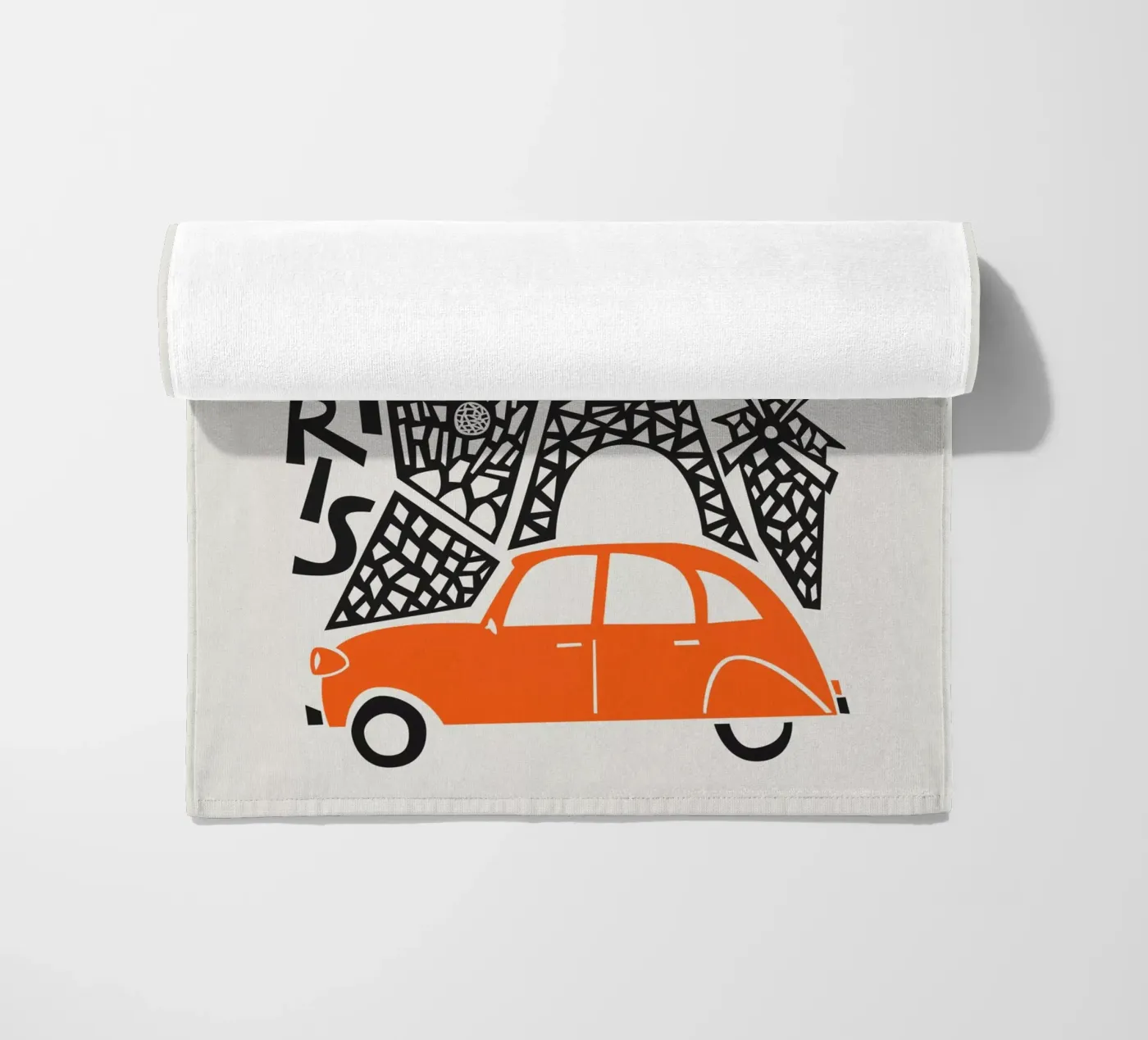 Paesaggio urbano di Parigi telo mare da Fox & Velvet