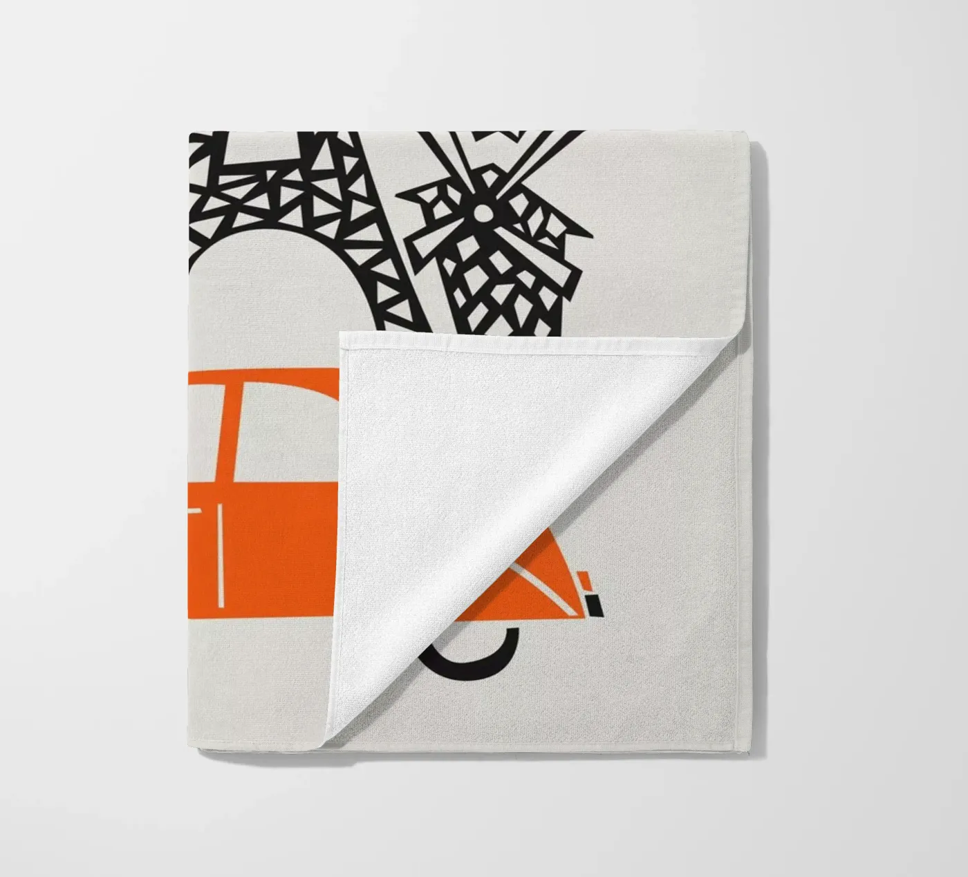 Paesaggio urbano di Parigi telo mare da Fox & Velvet