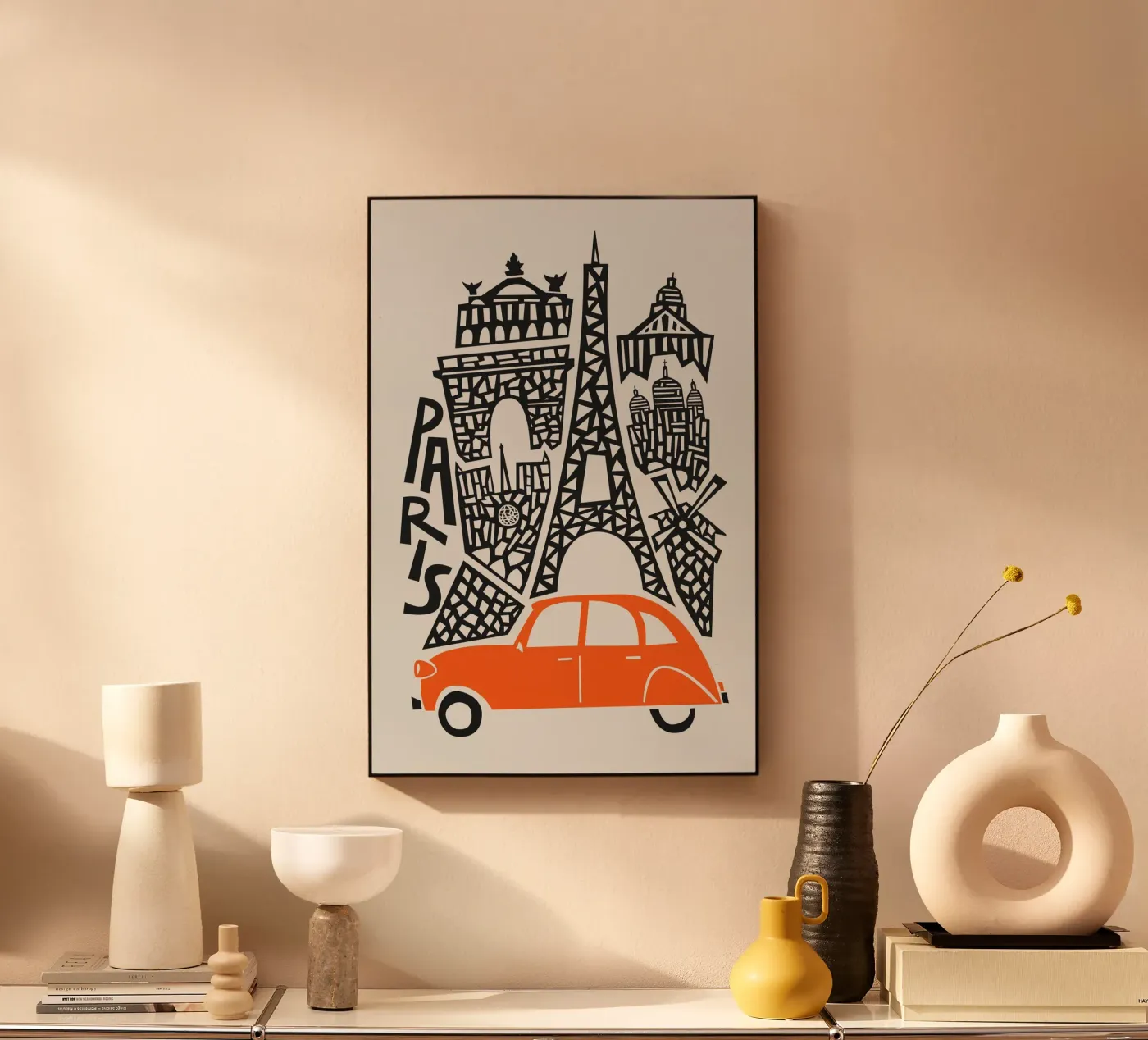 Paesaggio urbano di Parigi alluminio dibond da Fox & Velvet