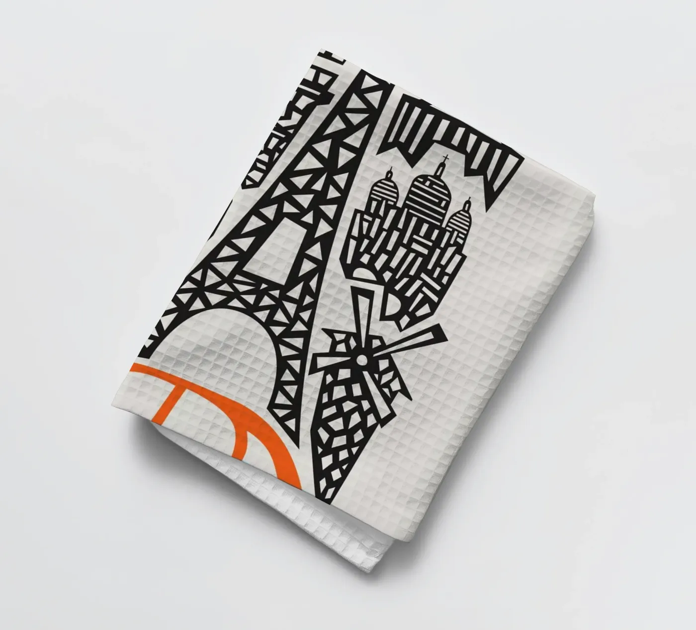 Paysage urbain de Paris torchon de Fox & Velvet