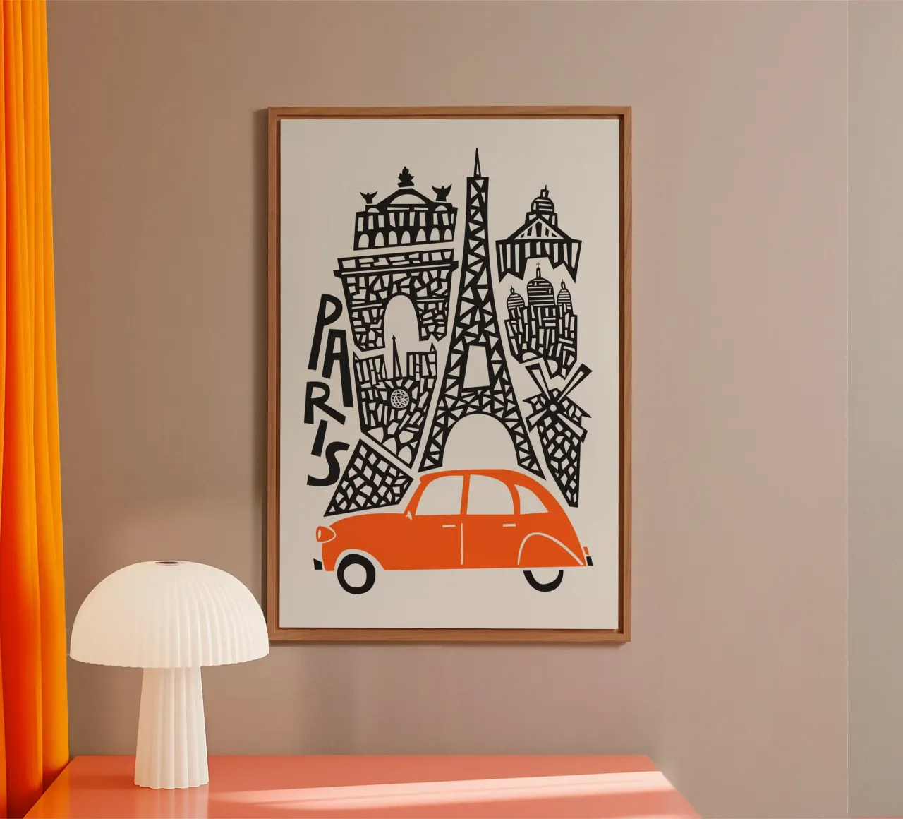 Paris Cityscape forex plate by Fox & Velvet