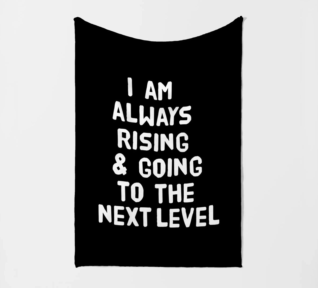 I am always rising and going to the next level coperta in pile da happieeagle