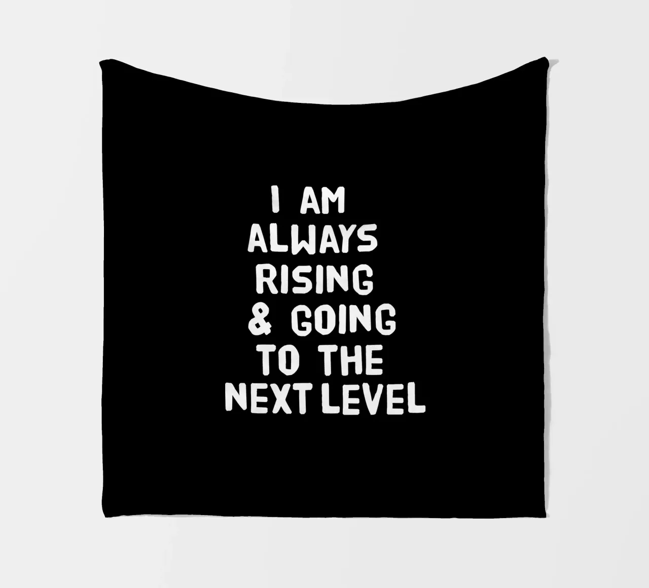 I am always rising and going to the next level fleece blanket by happieeagle