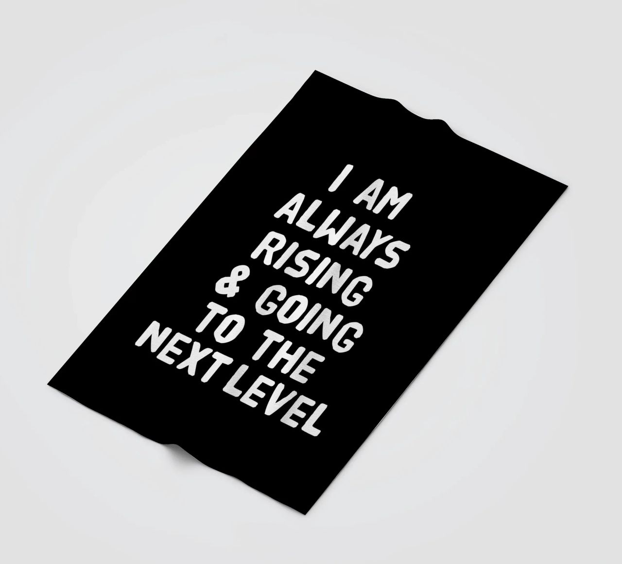 I am always rising and going to the next level coperta in pile da happieeagle
