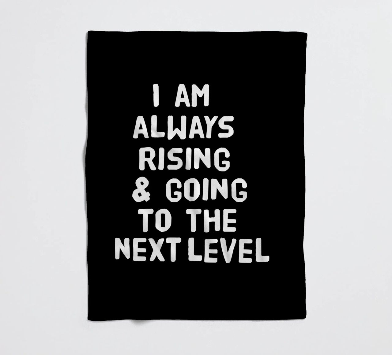 I am always rising and going to the next level coperta in pile da happieeagle