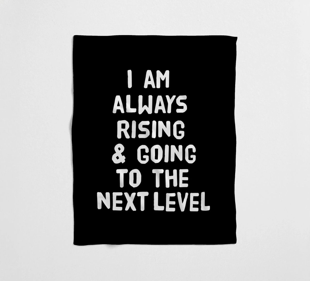 I am always rising and going to the next level coperta in pile da happieeagle