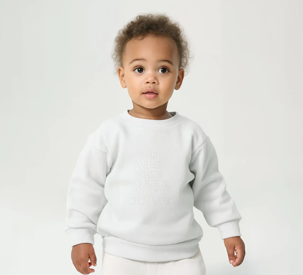 I am always rising and going to the next level baby sweatshirt by happieeagle