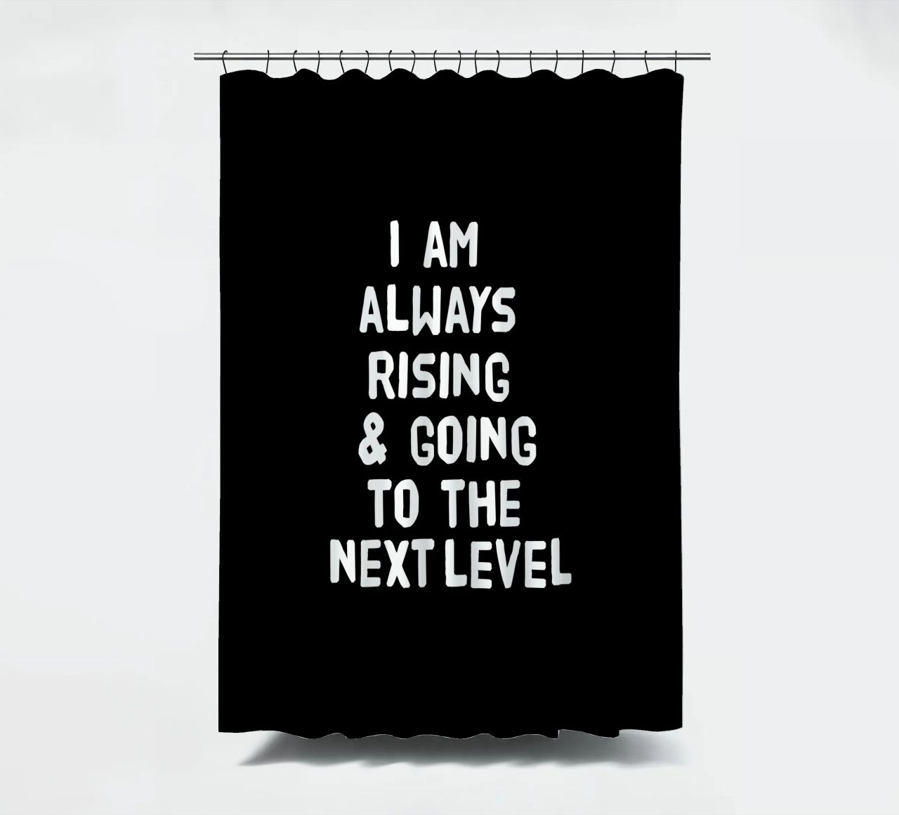 I am always rising and going to the next level tenda da doccia da happieeagle