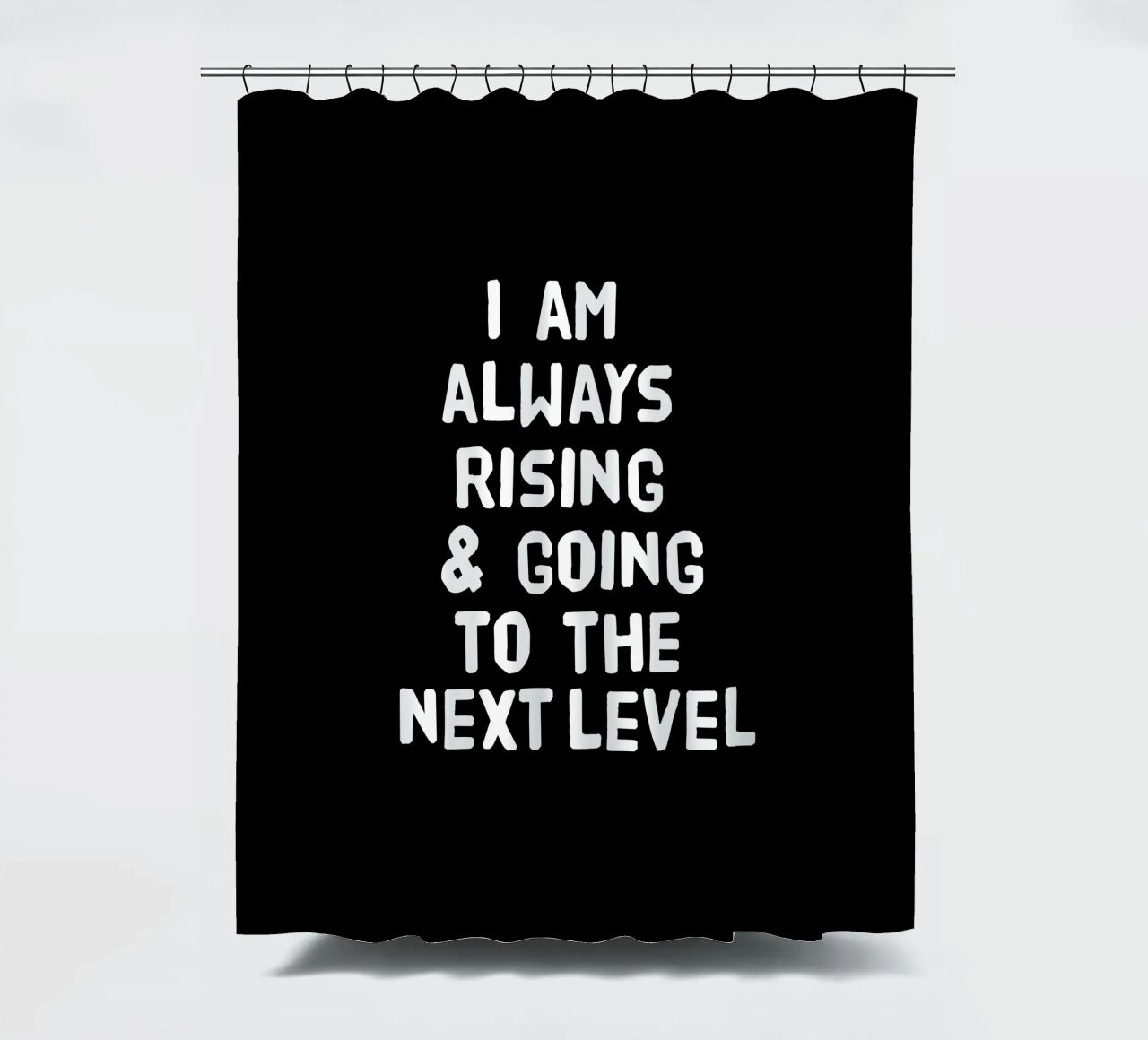 I am always rising and going to the next level tenda da doccia da happieeagle
