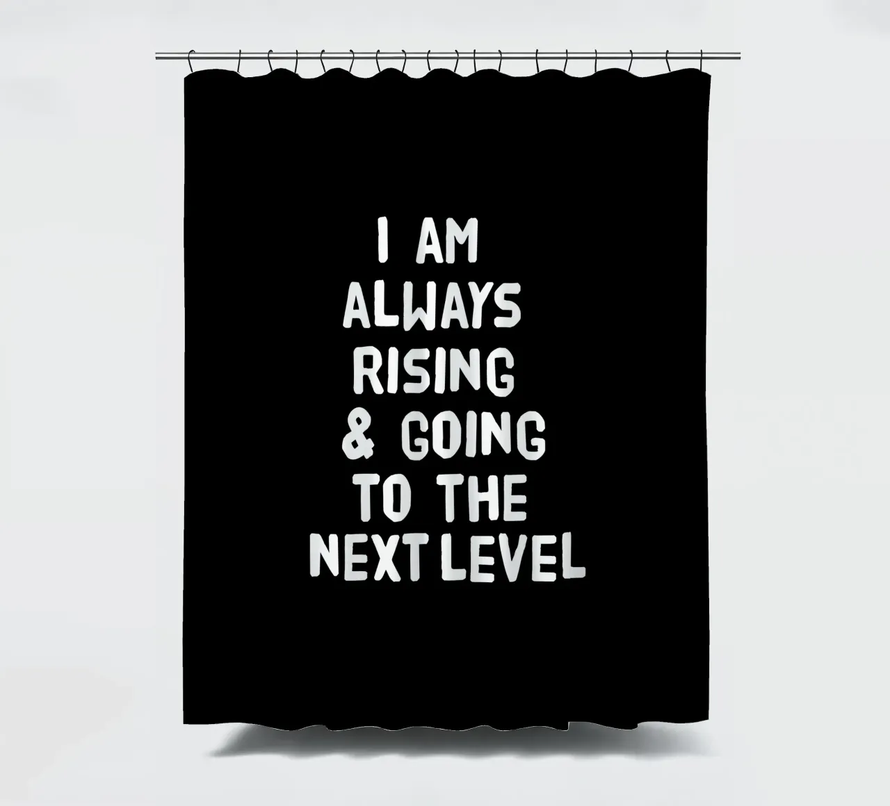 I am always rising and going to the next level tenda da doccia da happieeagle