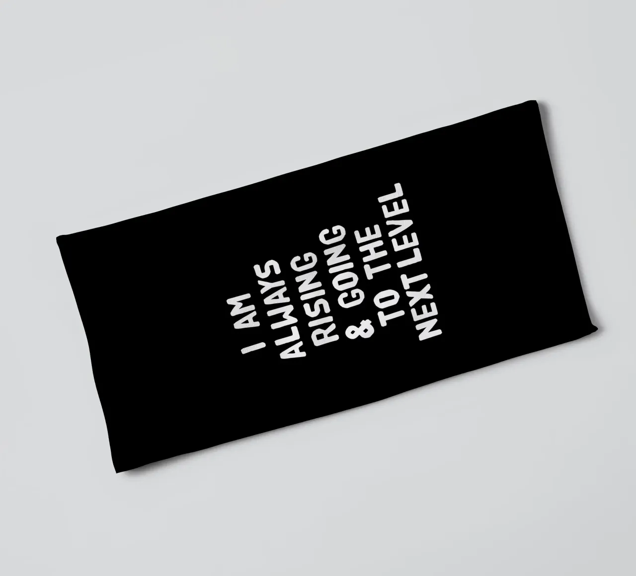 I am always rising and going to the next level asciugamano da bagno da happieeagle