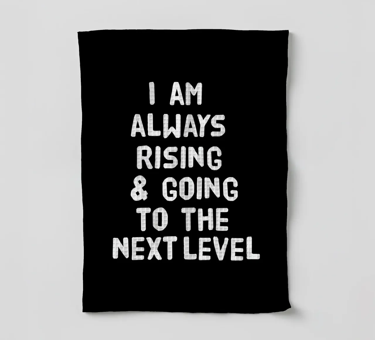 I am always rising and going to the next level canovaccio da cucina da happieeagle