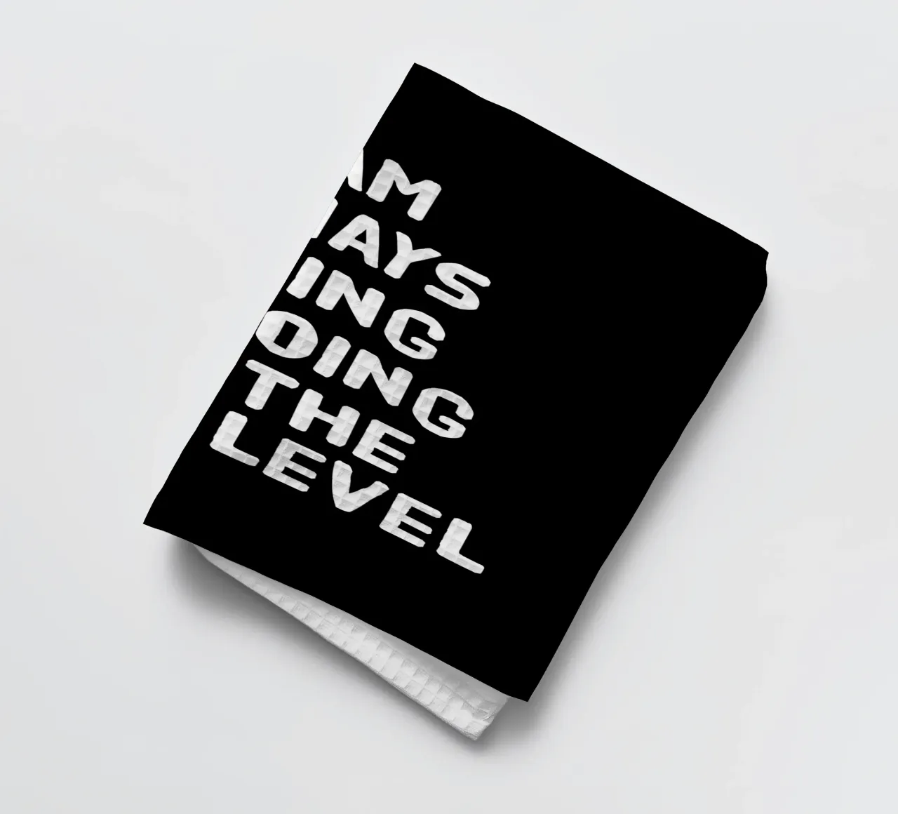 I am always rising and going to the next level canovaccio da cucina da happieeagle