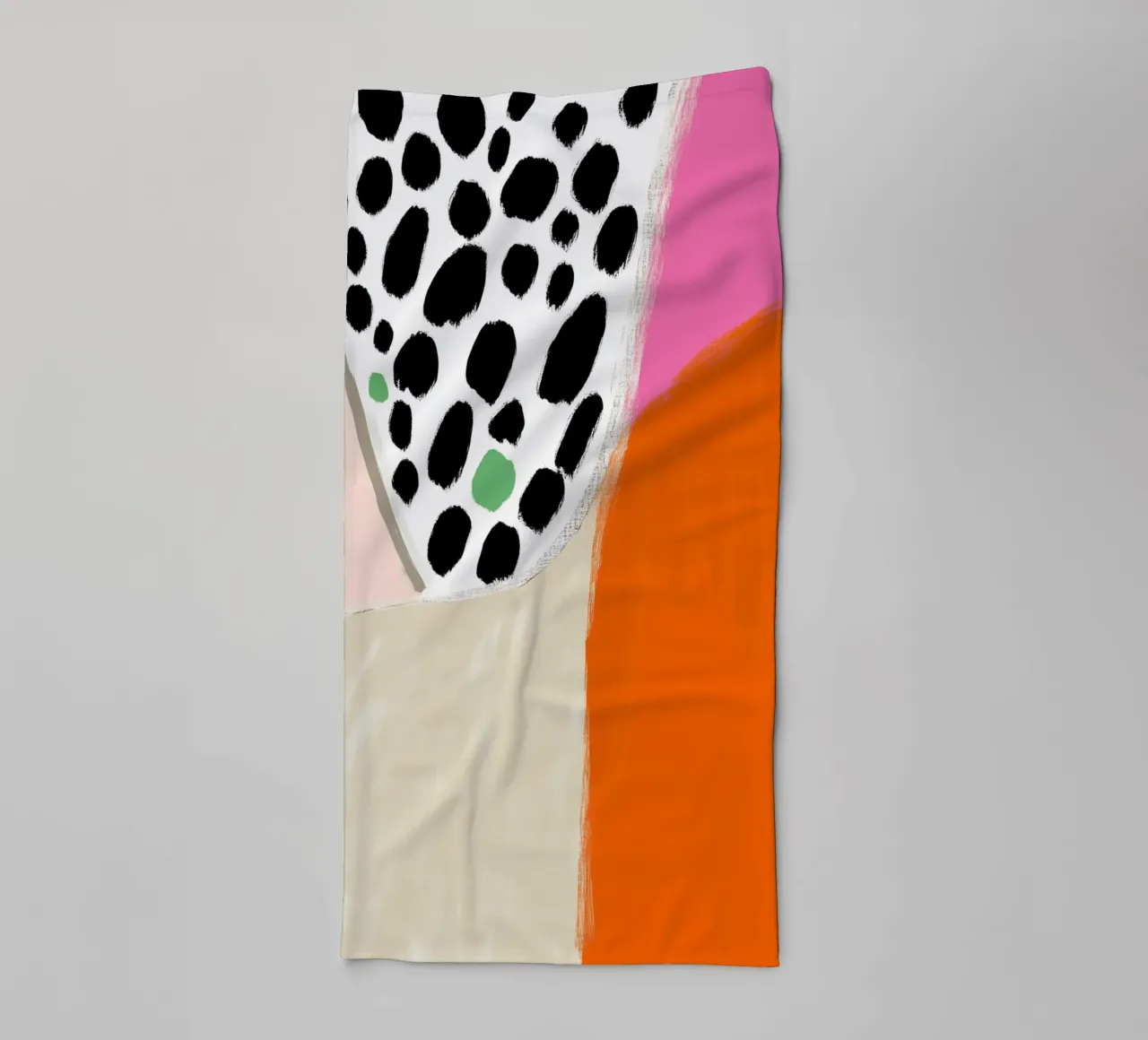 Positieve zomervibes badhanddoek van Carinaprint