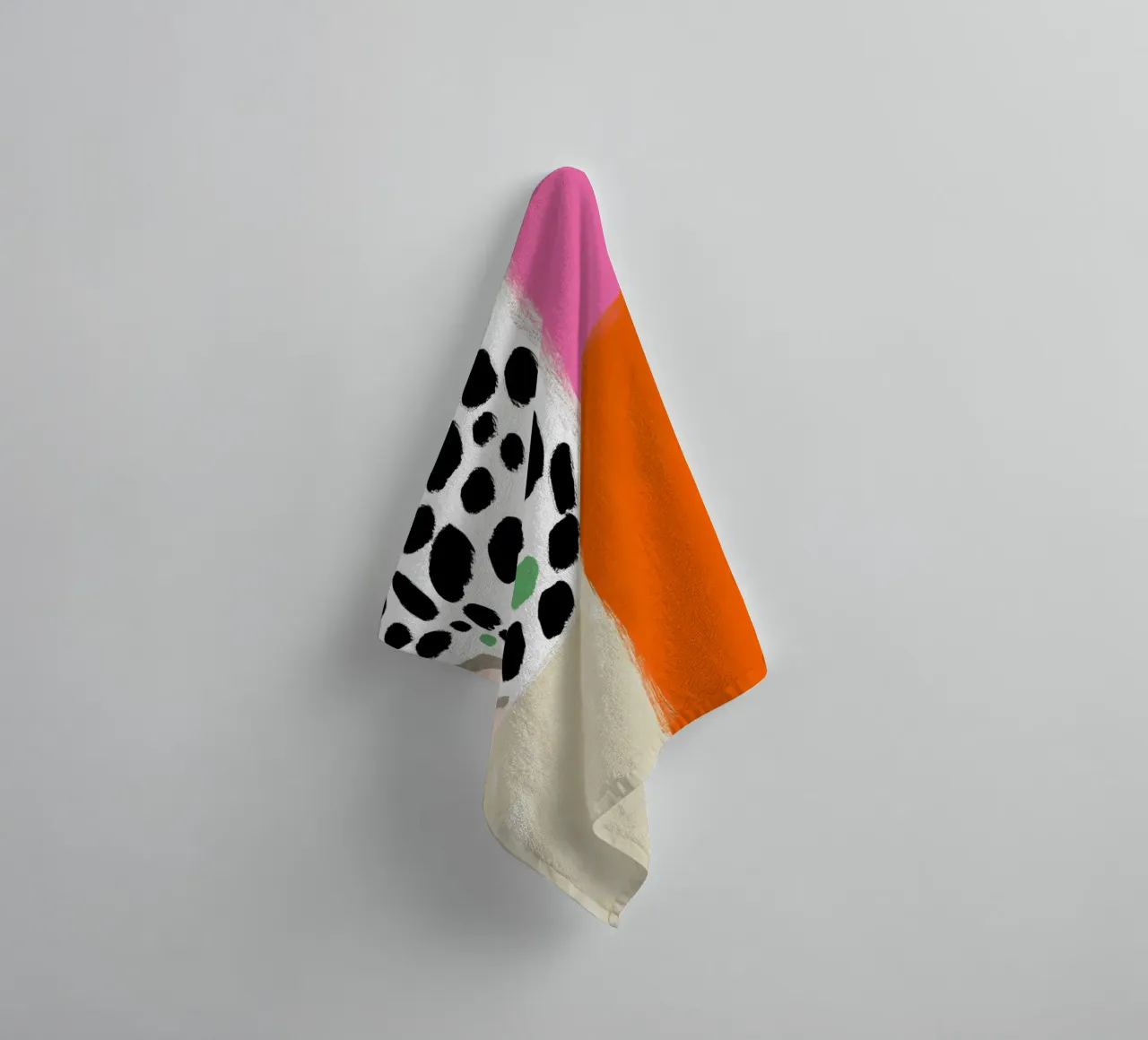 Positieve zomervibes badhanddoek van Carinaprint