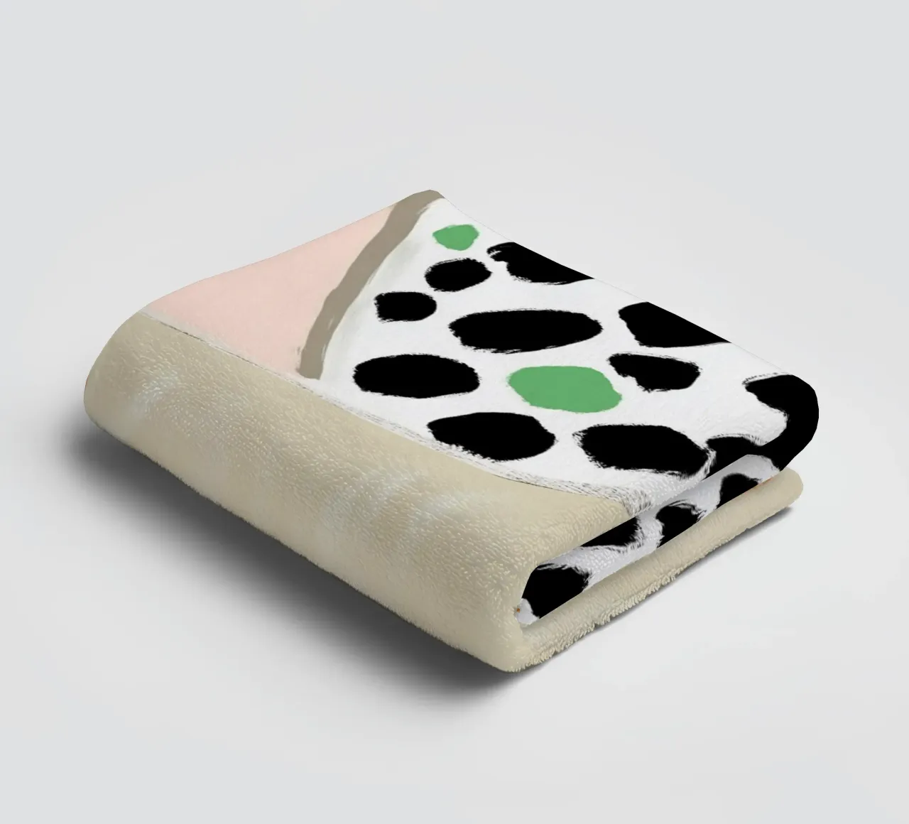 Positieve zomervibes badhanddoek van Carinaprint