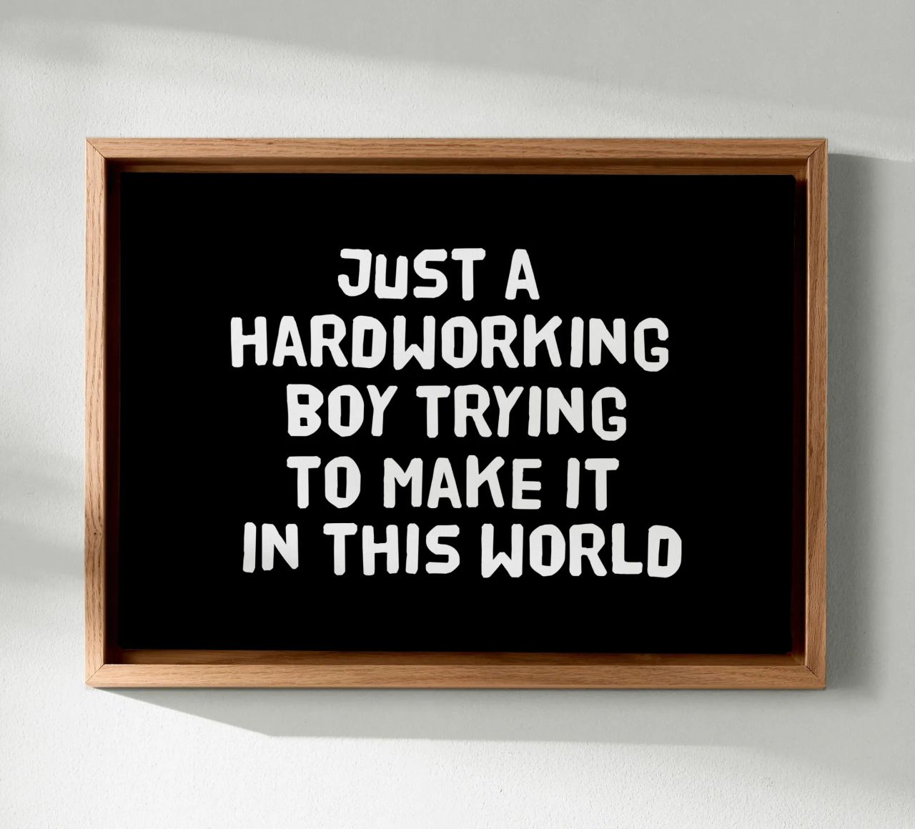 Just a hardworking boy trying to make it in this world canvas by happieeagle