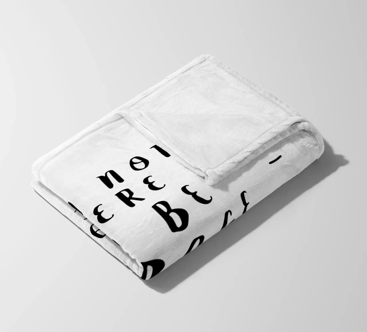 Ich bin nicht hier, um durchschnittlich zu sein, ich bin hier, um großartig zu sein Typografie Fleecedecke von THE MOTIVATED TYPE
