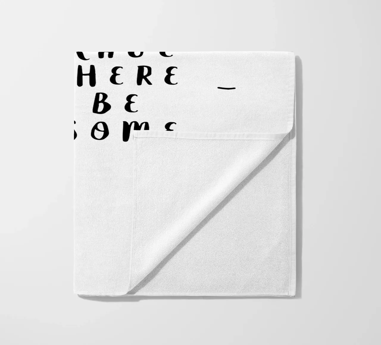 Ich bin nicht hier, um durchschnittlich zu sein, ich bin hier, um großartig zu sein Typografie Strandtuch von THE MOTIVATED TYPE