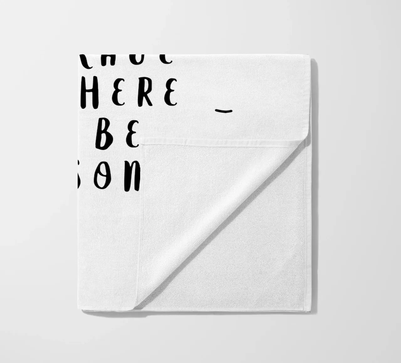 Ich bin nicht hier, um durchschnittlich zu sein, ich bin hier, um großartig zu sein Typografie Strandtuch von THE MOTIVATED TYPE