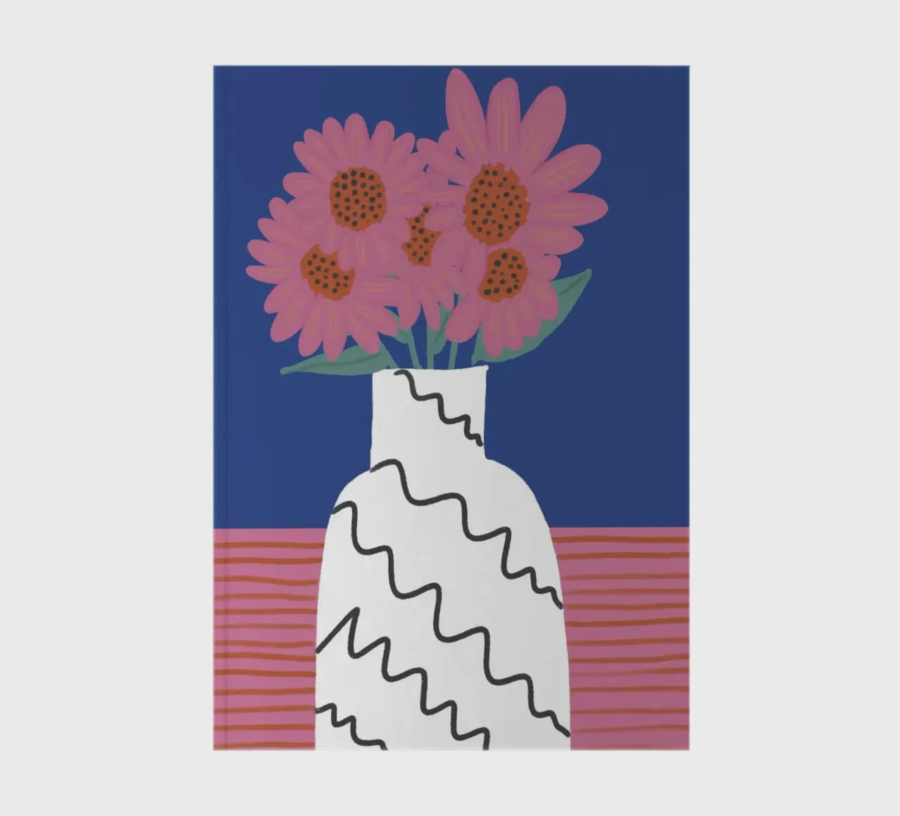 Vase Collection - Color Bloom notitieboek van Studio Cinnamon