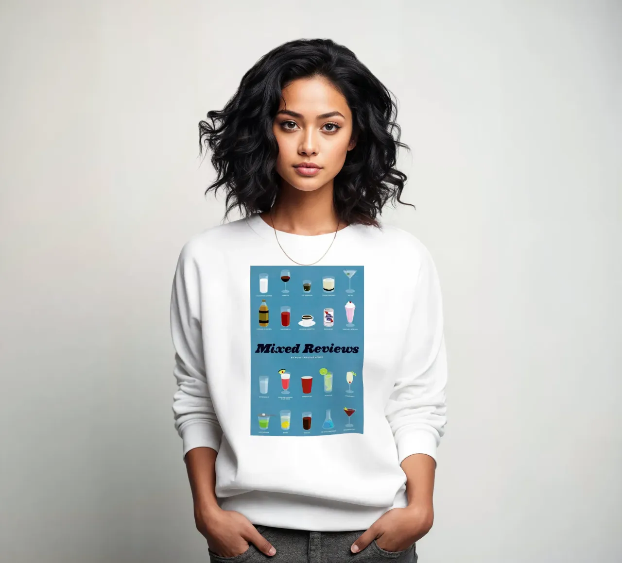 Mixed Reviews sweatshirt by Moxy Creative House