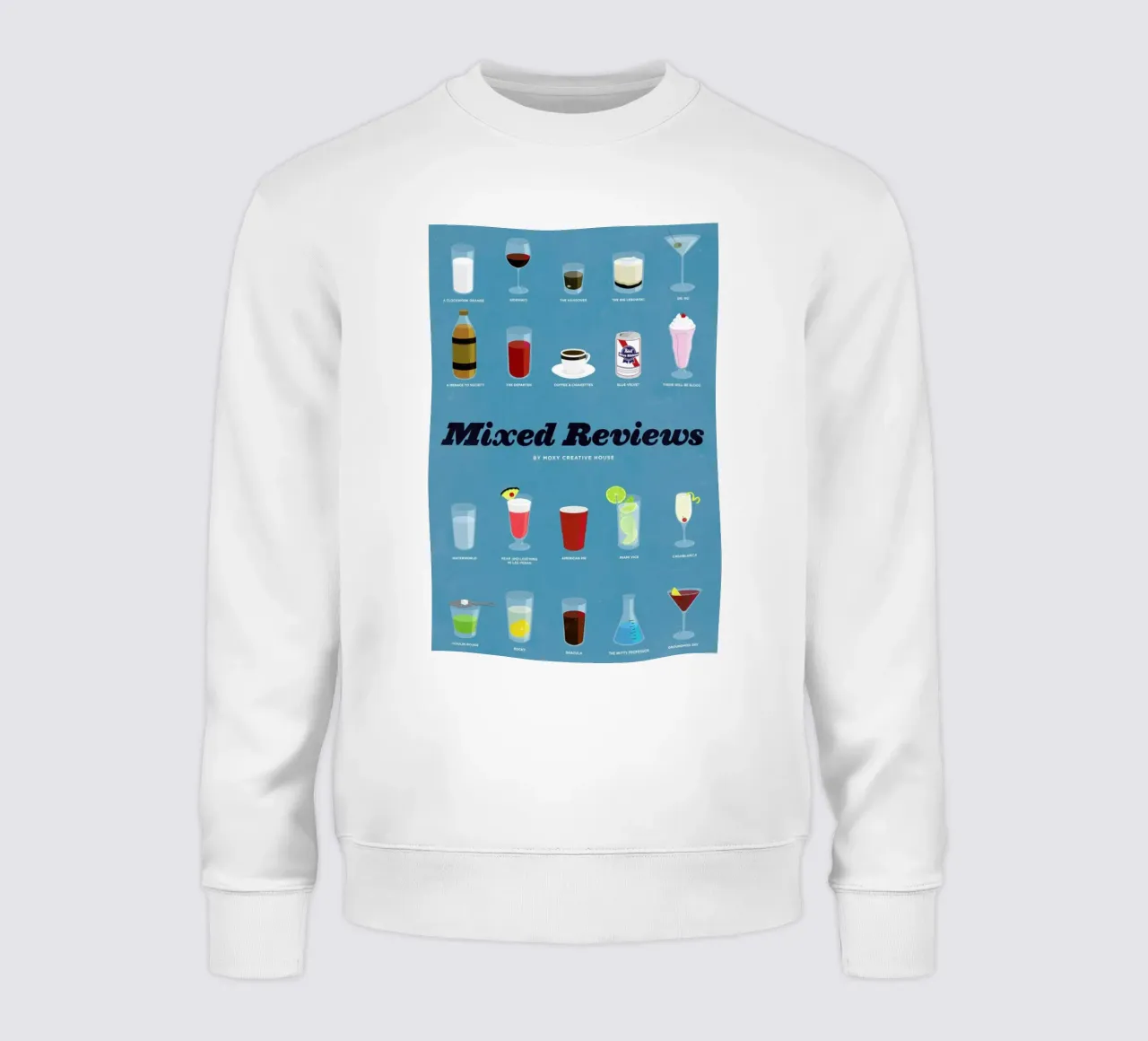 Mixed Reviews felpa da Moxy Creative House