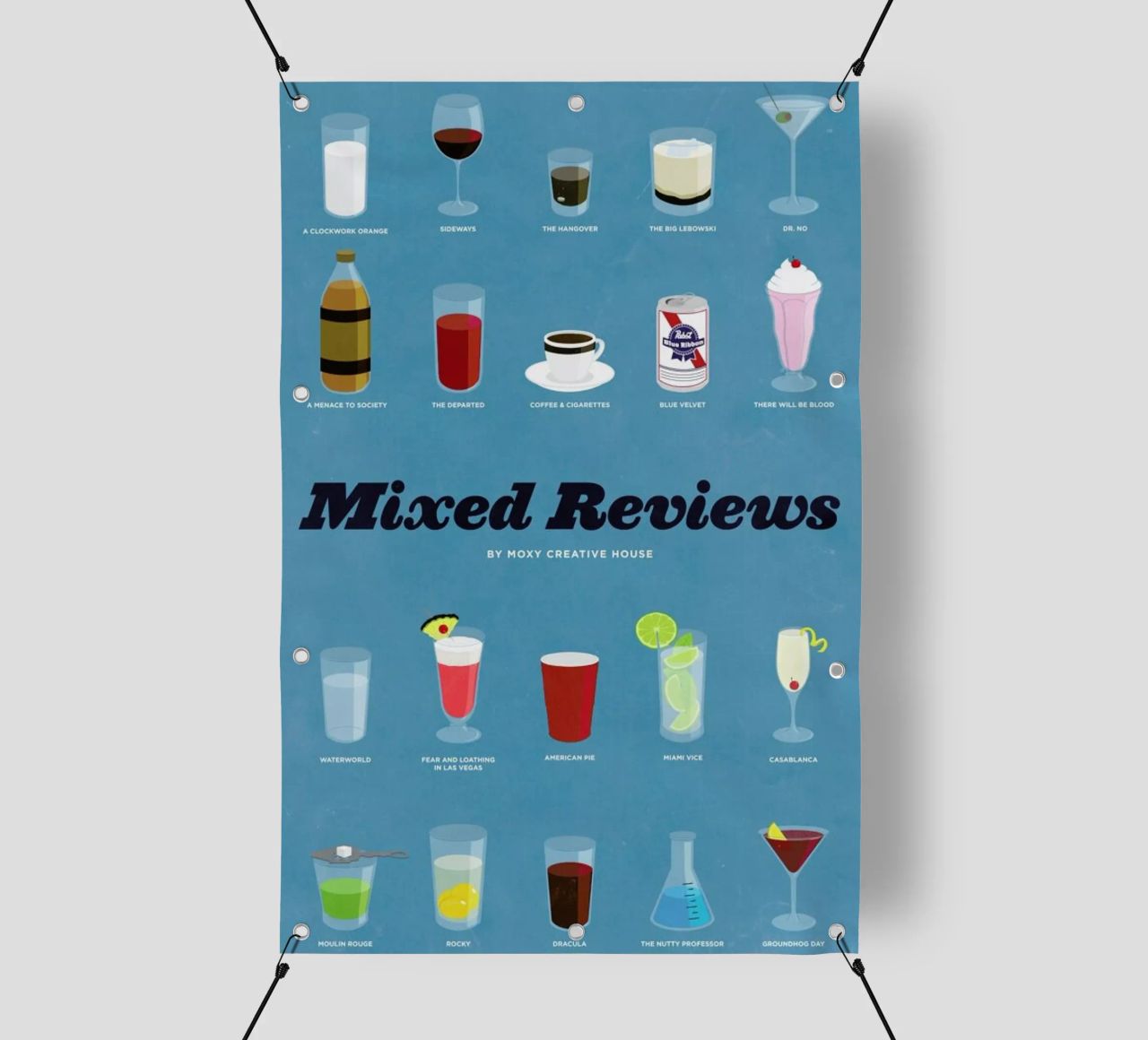 Mixed Reviews telo in pvc da Moxy Creative House