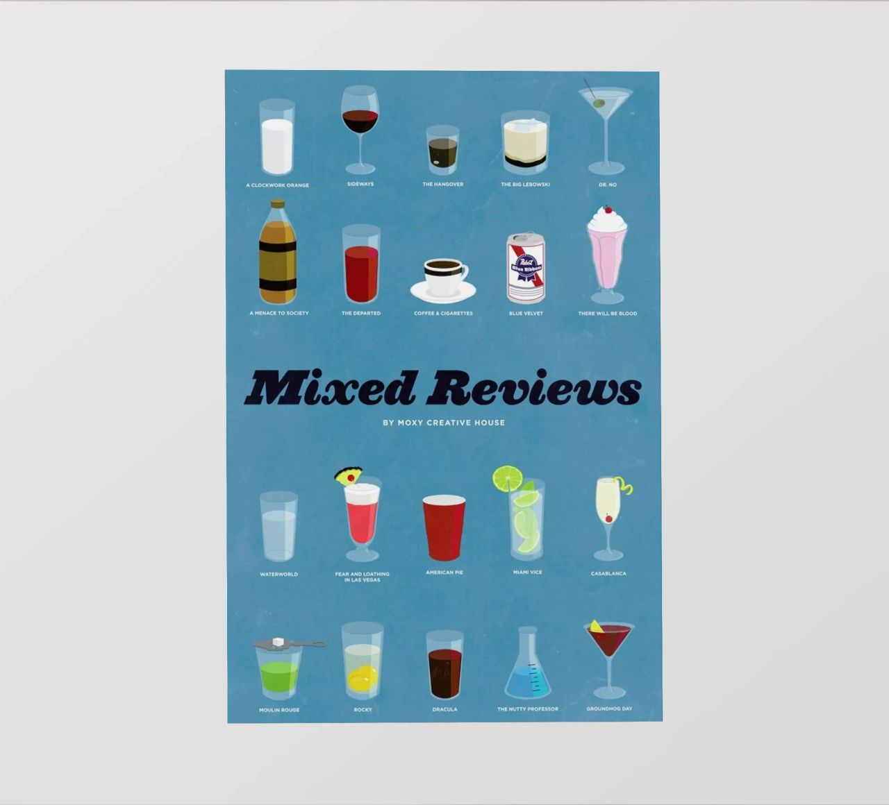 Mixed Reviews telo in pvc da Moxy Creative House