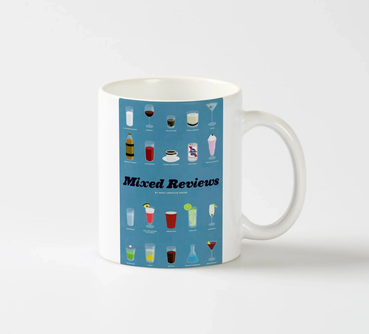 Mixed Reviews tazza in ceramica da Moxy Creative House