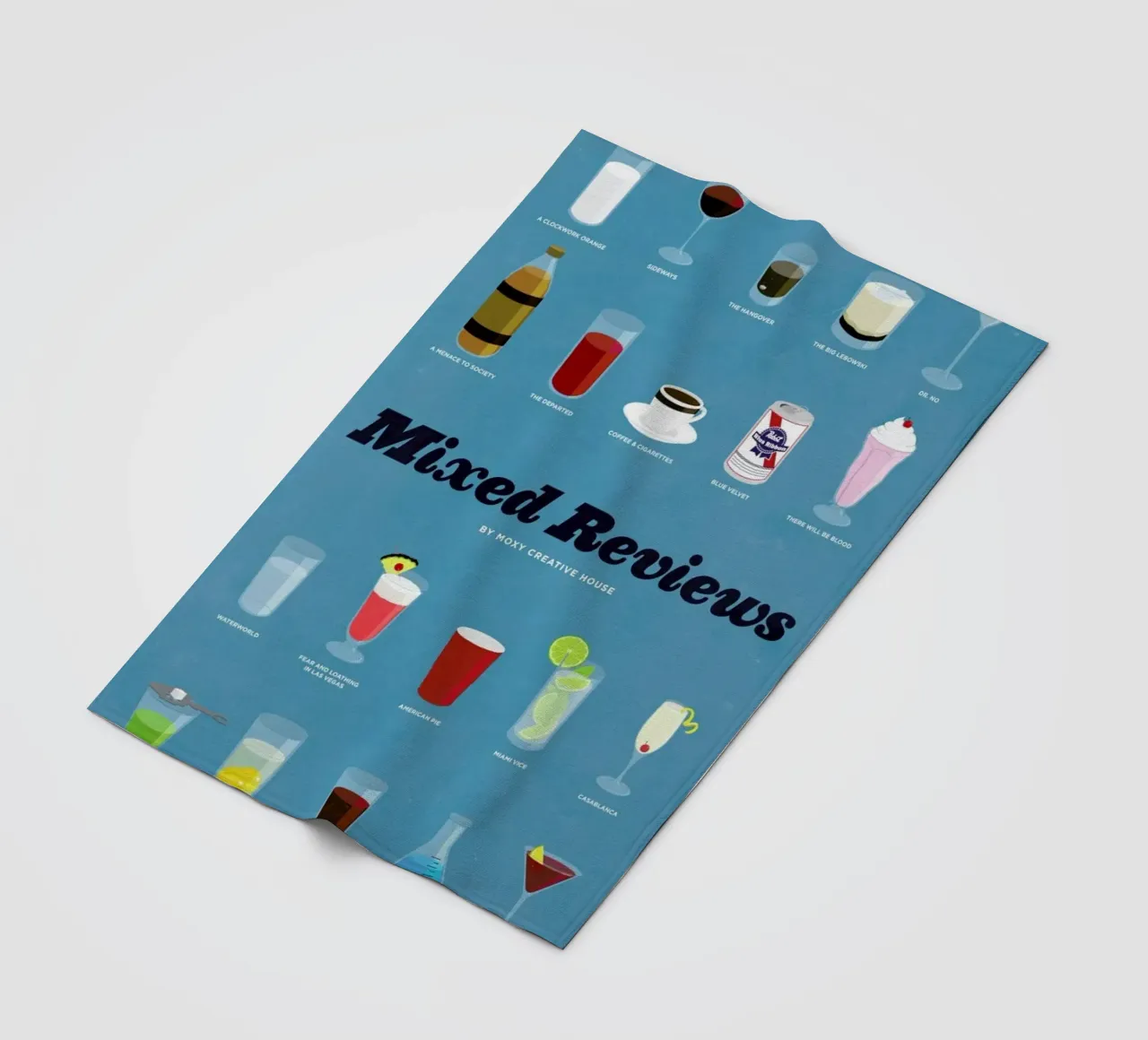 Mixed Reviews coperta in pile da Moxy Creative House