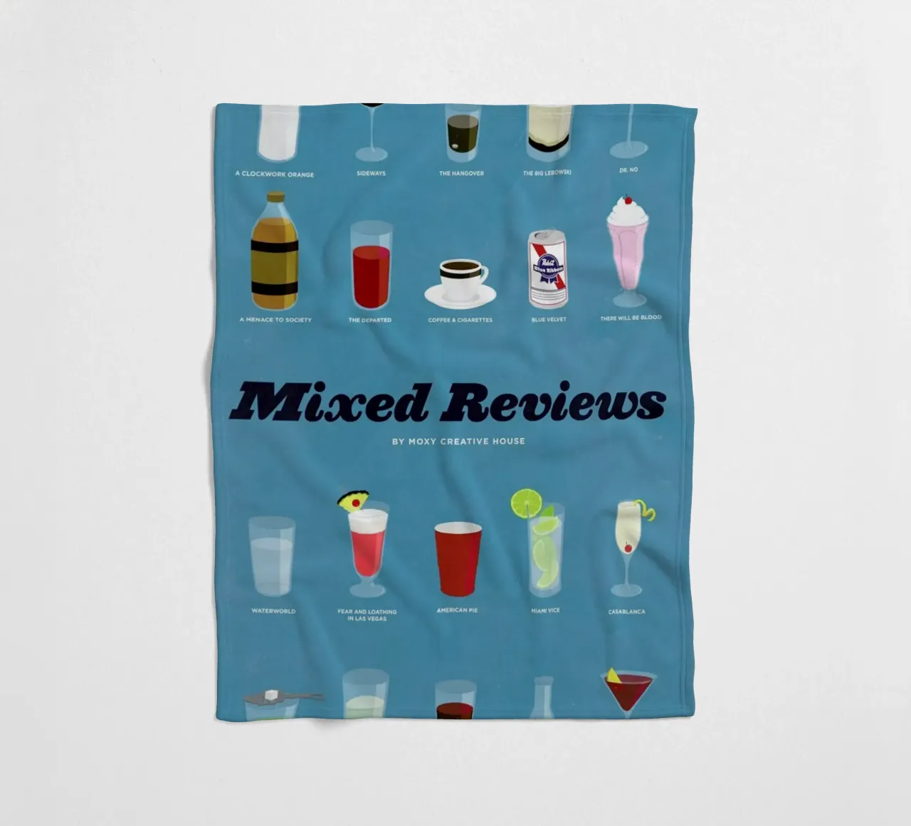 Mixed Reviews coperta in pile da Moxy Creative House