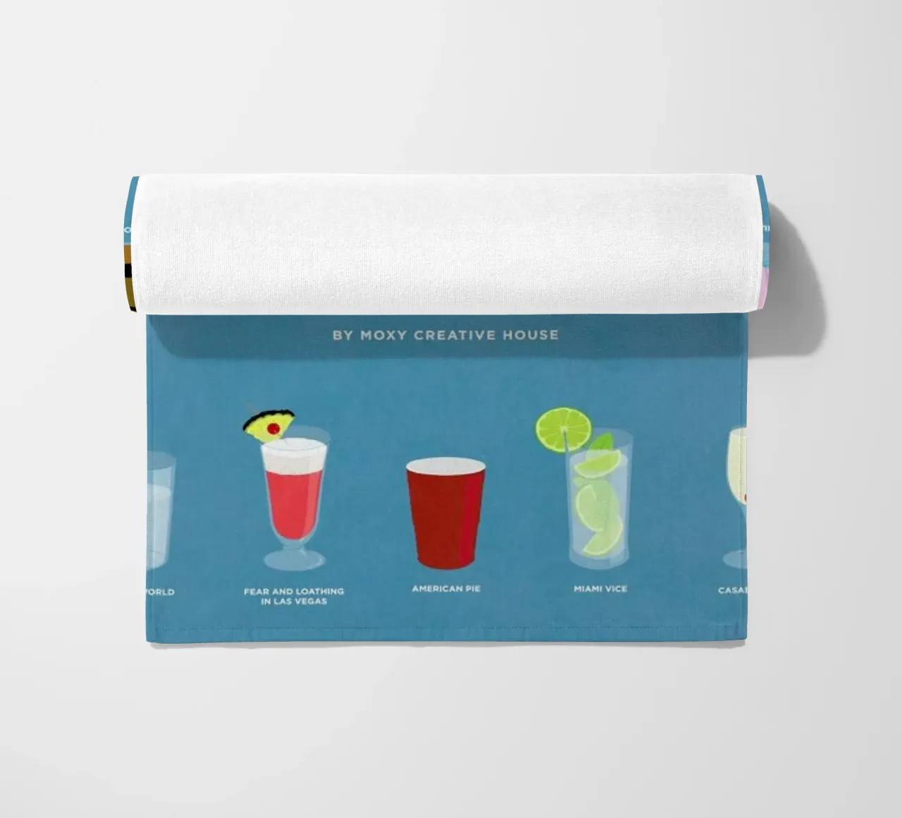 Mixed Reviews beach towel by Moxy Creative House