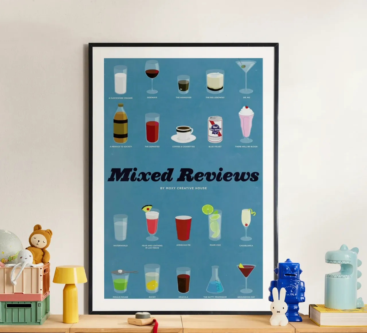 Mixed Reviews poster da Moxy Creative House