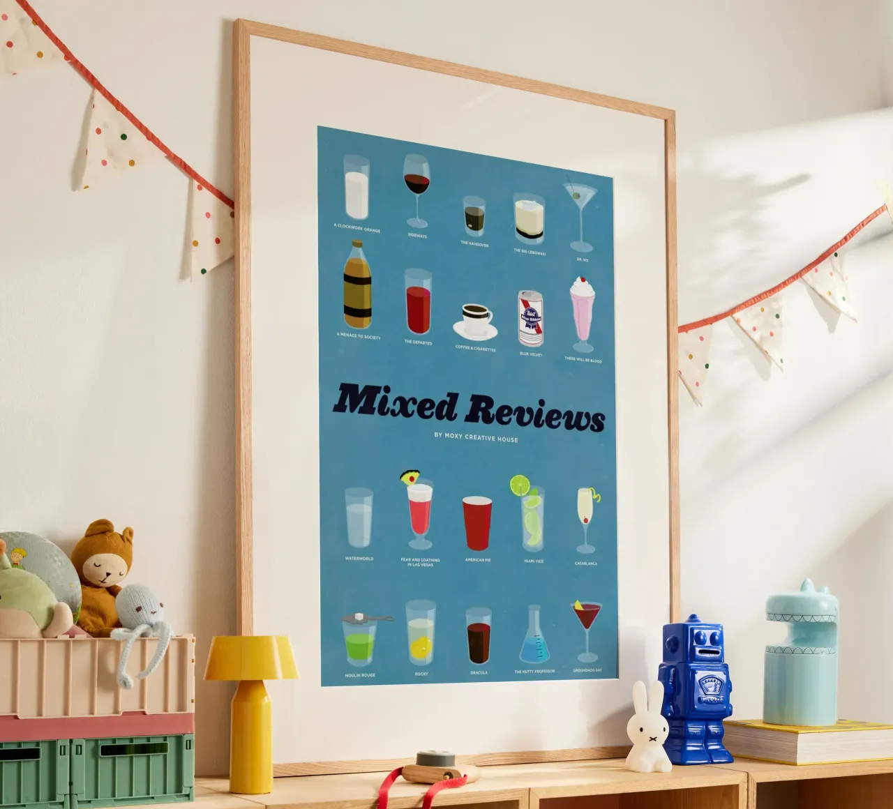 Mixed Reviews poster da Moxy Creative House