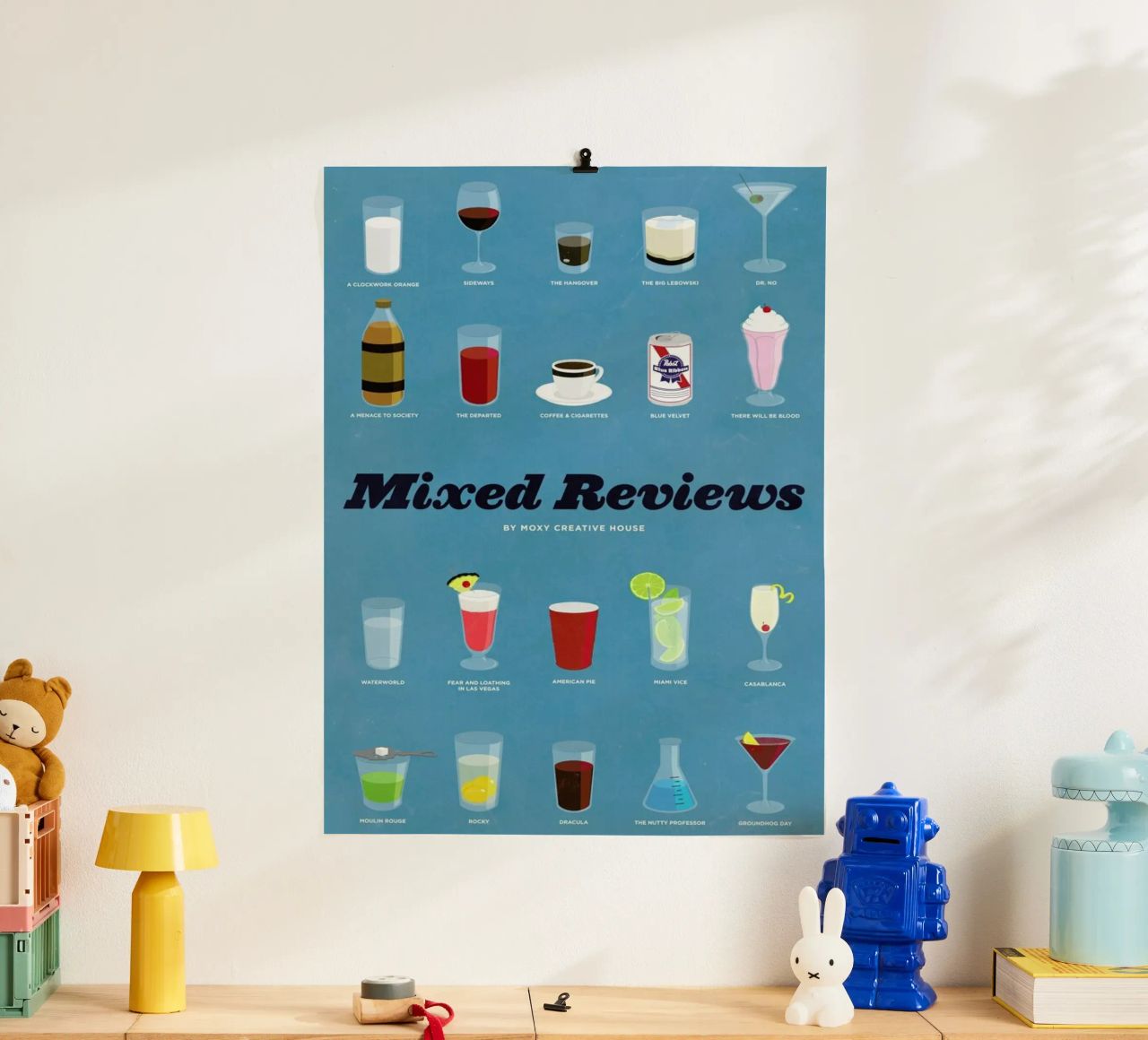 Mixed Reviews Poster von Moxy Creative House