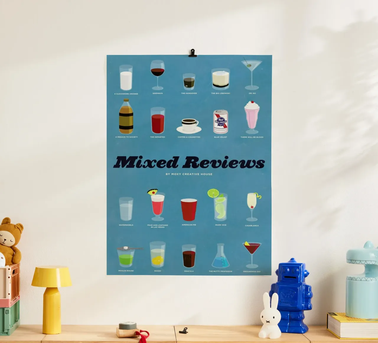 Mixed Reviews poster da Moxy Creative House