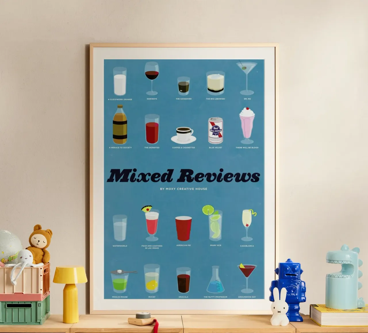 Mixed Reviews poster da Moxy Creative House