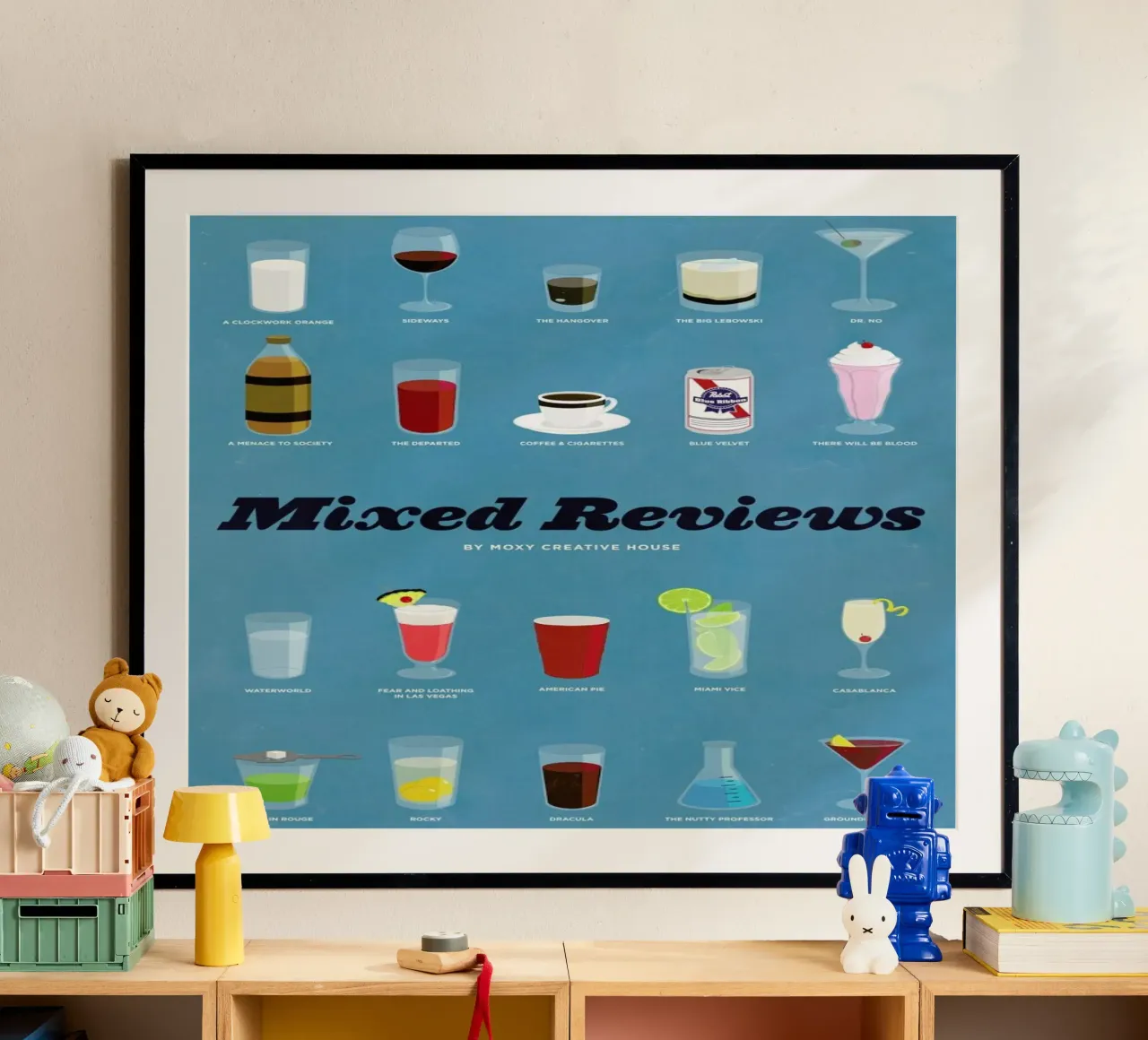 Mixed Reviews poster da Moxy Creative House