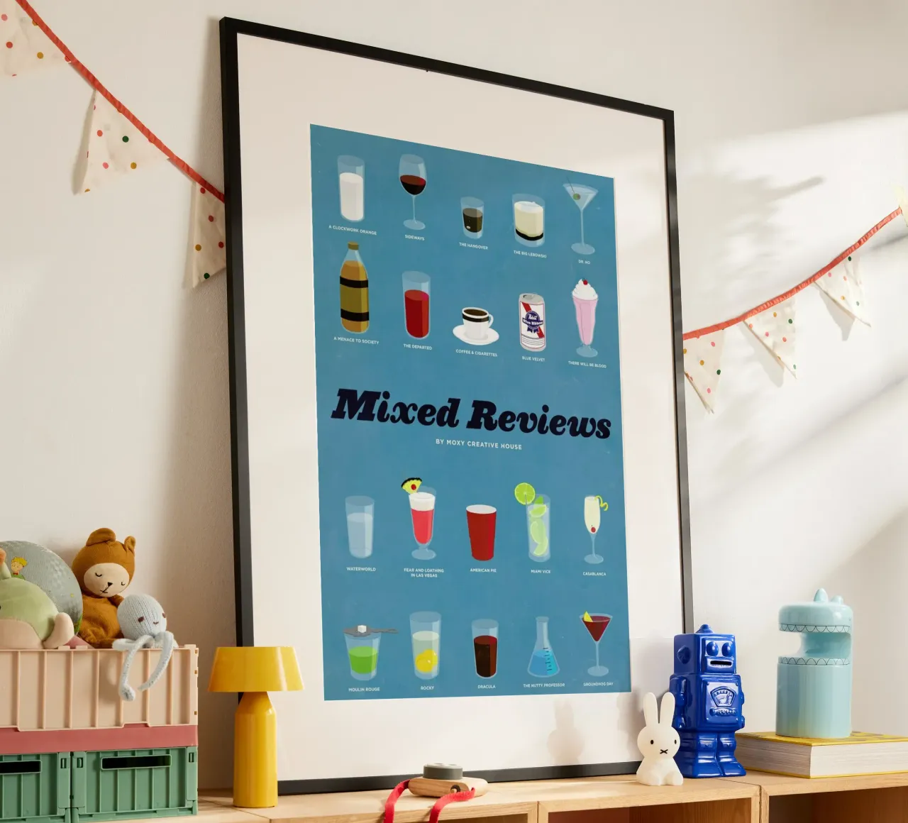 Mixed Reviews poster da Moxy Creative House