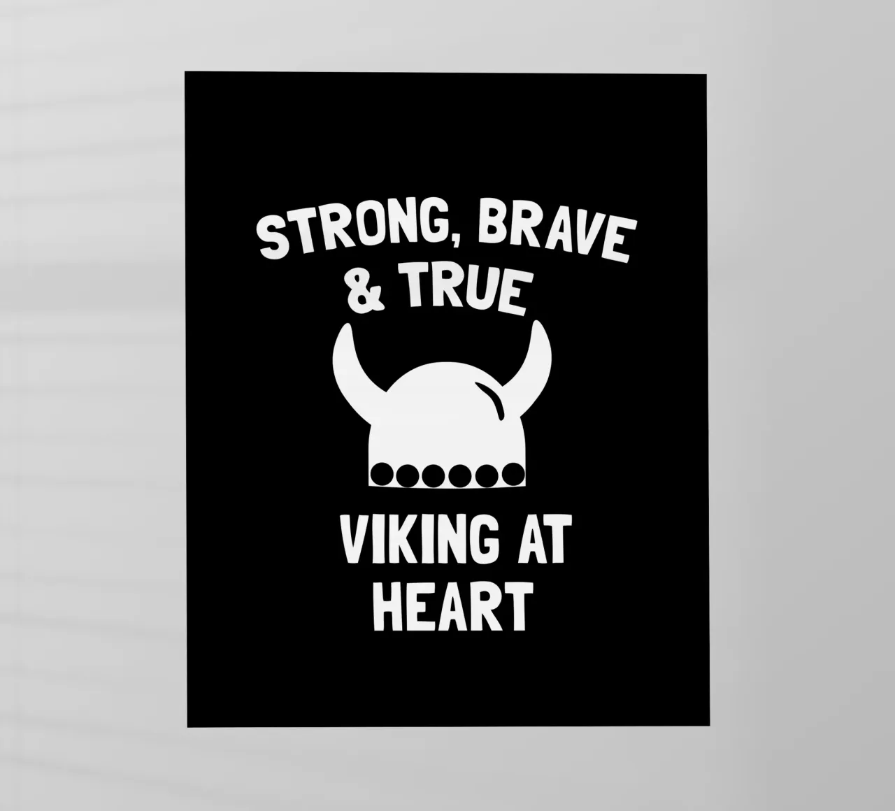 Strong, brave and true viking at heart pellicola backlit da happieeagle
