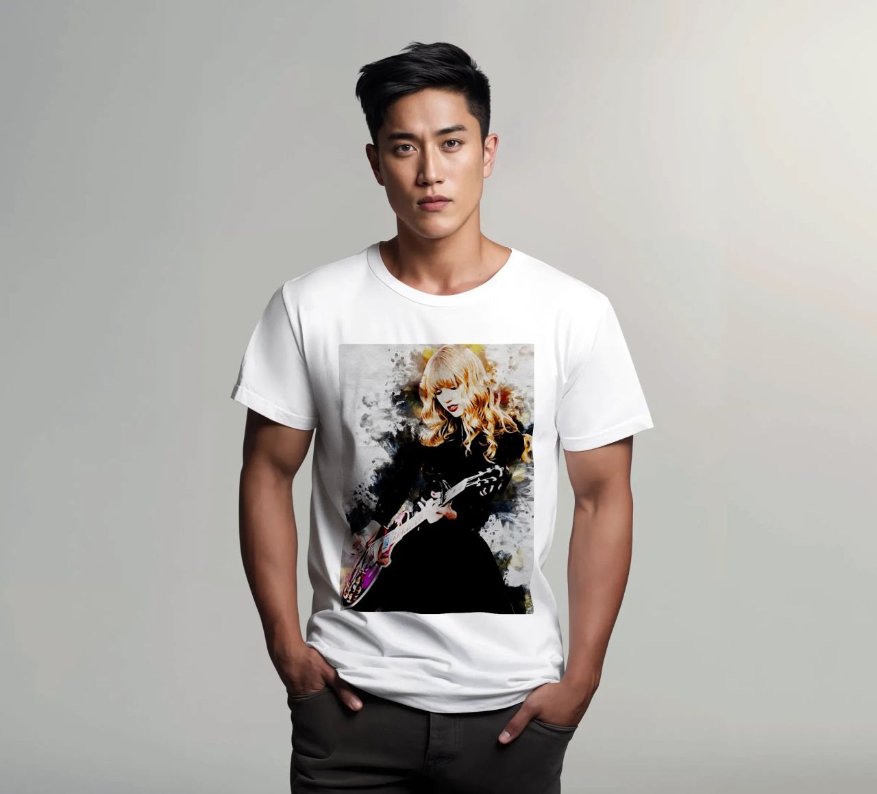Arte di Taylor Swift t-shirt da neonartroom