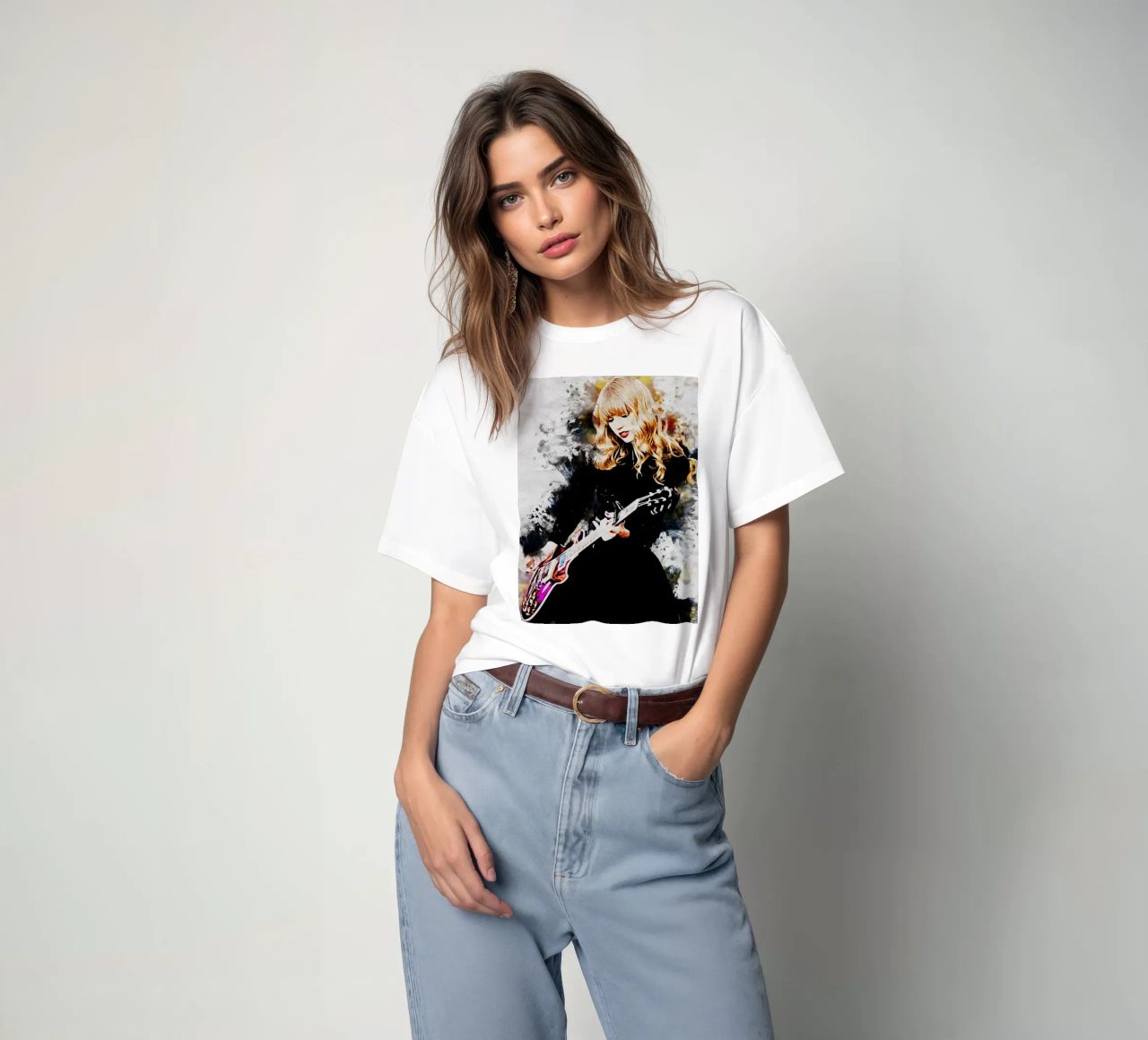 Arte di Taylor Swift t-shirt da neonartroom