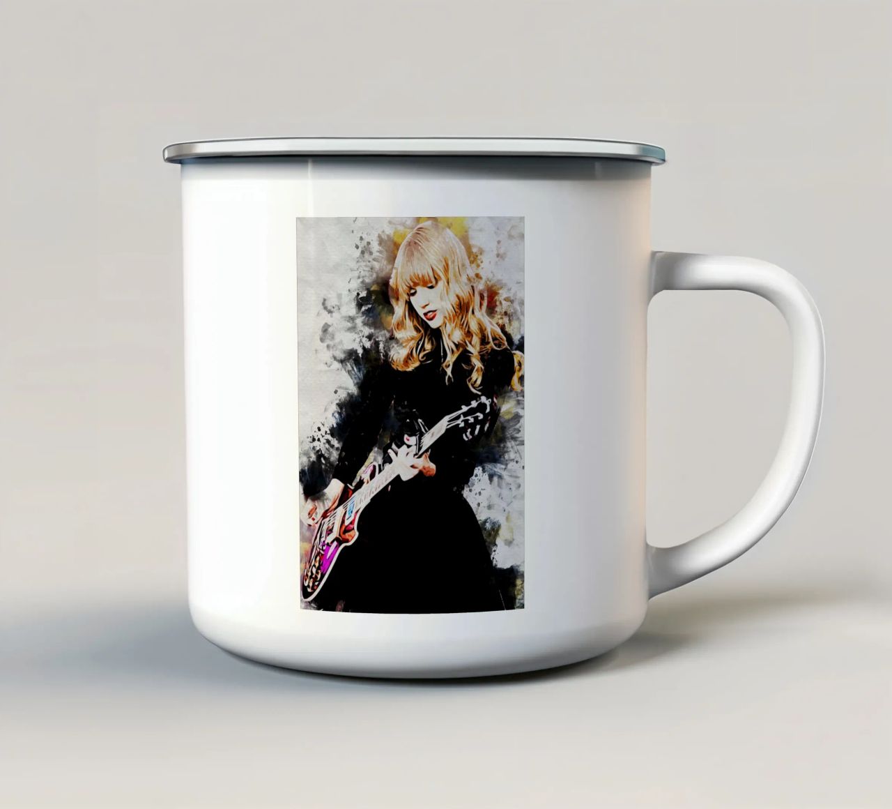 Arte di Taylor Swift tazza in smalto da neonartroom