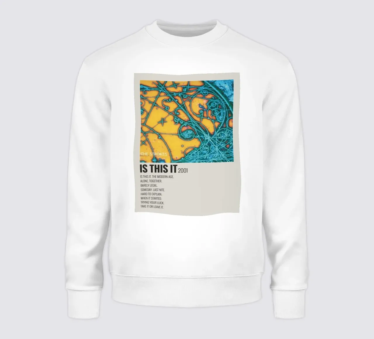 IS THIS IT 2001 sweatshirt van SoundStudio