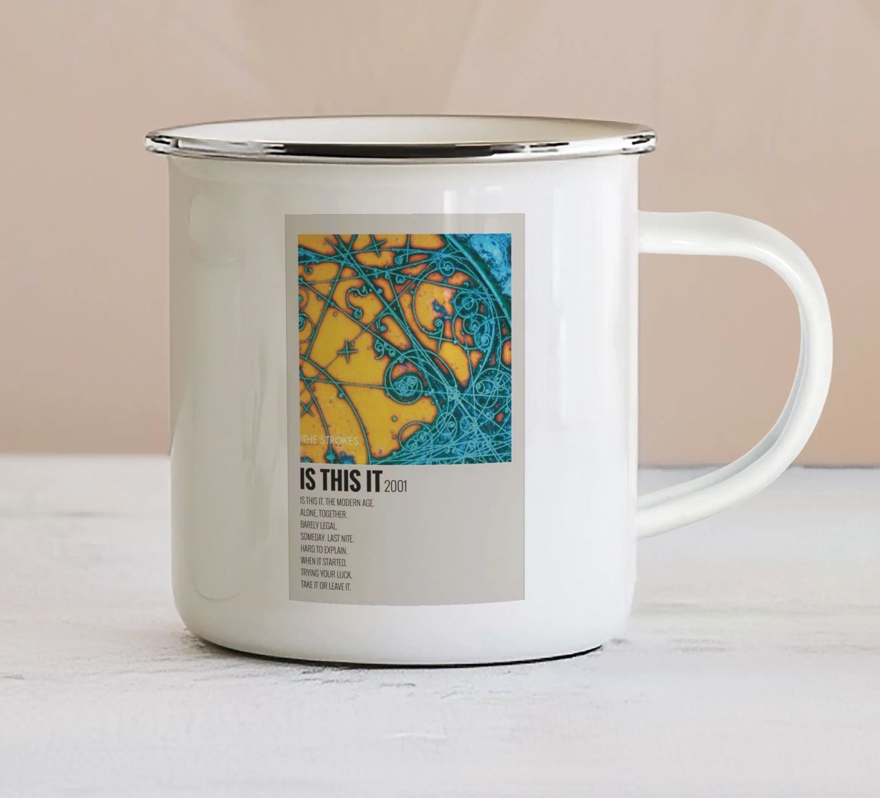 IS THIS IT 2001 tazza in smalto da SoundStudio
