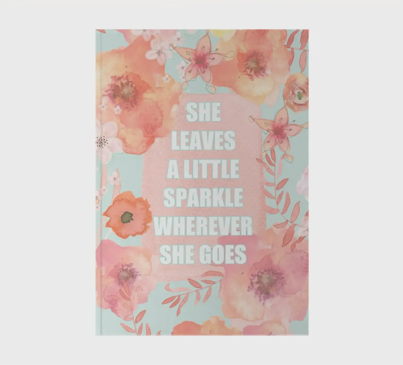 She Leaves A Little Sparkle notebook by Monika Strigel